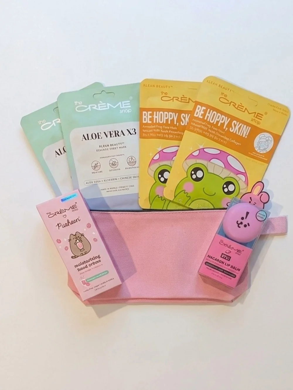 Creme Shop Bundle With A Pink Canvas Pouch